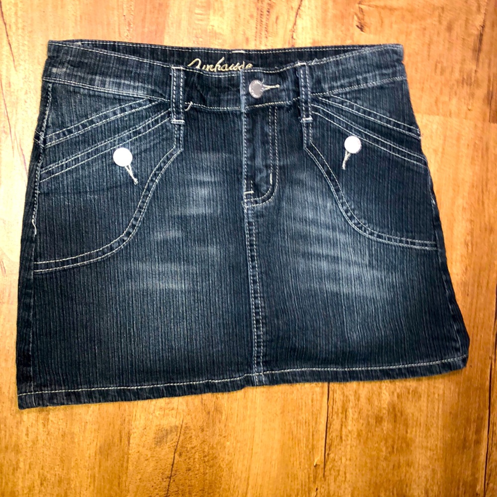 Vintage Denim Miniskirt